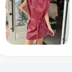 Elegant Red Sleeveless Dress